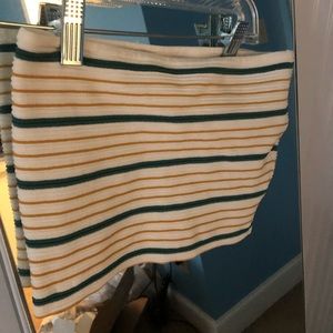 Colorful Striped Tube Top